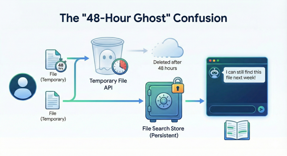 The 48-hour ghost confusion in Google File Search